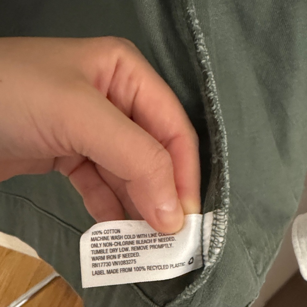 Women’s Green Chore Jacket with snap buttons s - Picture 4 of 7